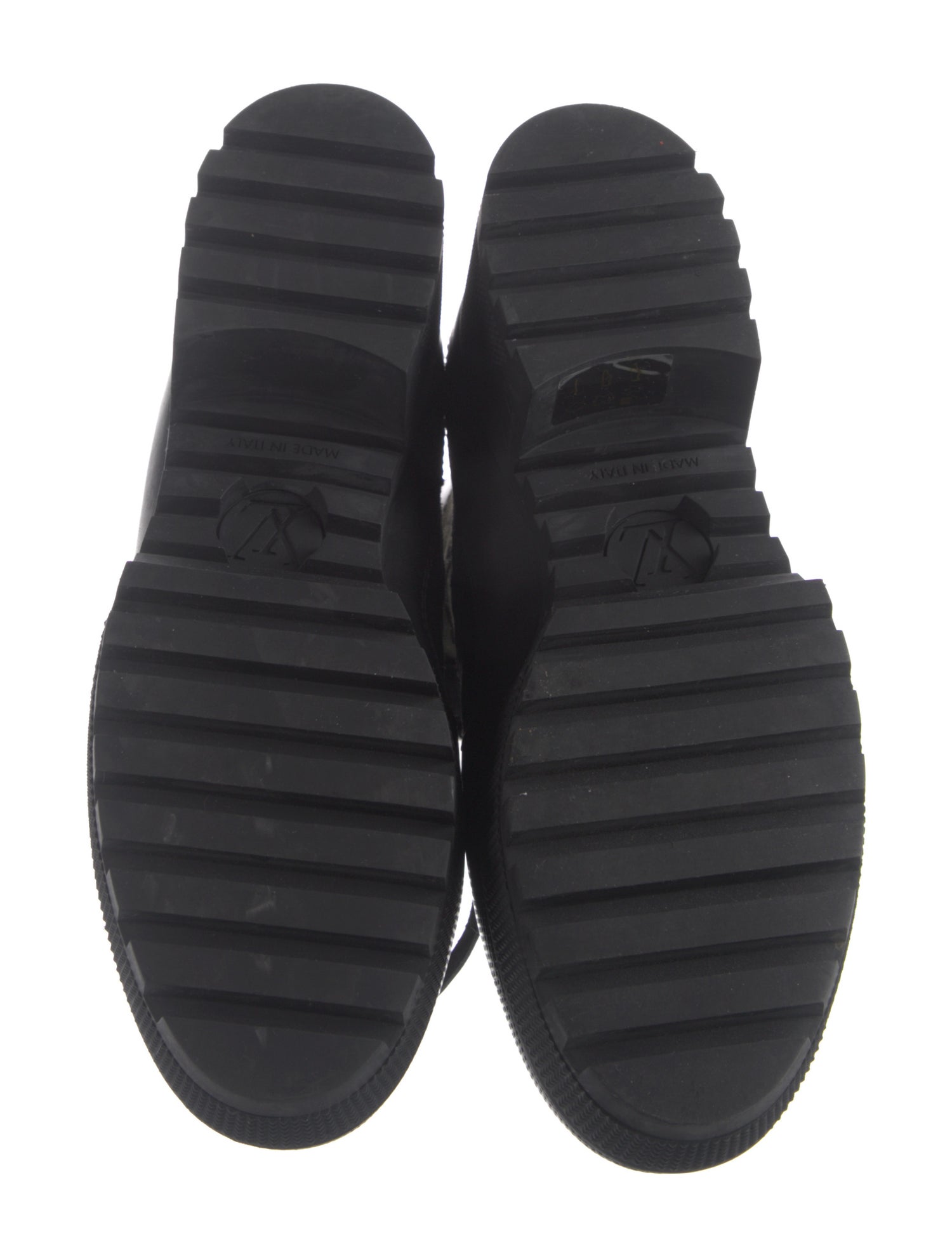 Louis Vuitton LV Monogram Canvas Combat Boots